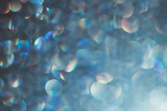 Blue Background with Glitter Bokeh for Modern Backgrounds