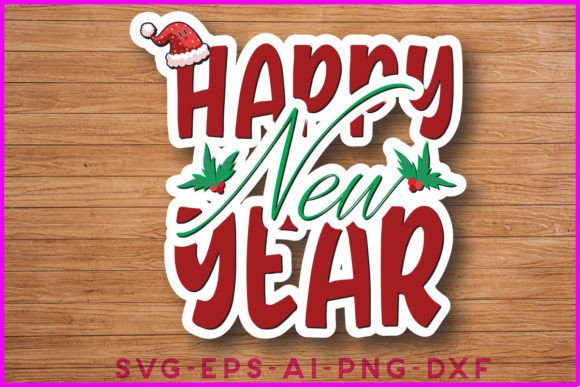 Happy New Year Sticker T-shirt Design: A Crafts Review for Publishers