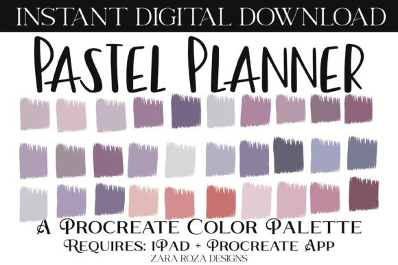 Pastel Planner Procreate Color Palette: A Review for Brushes and Branding