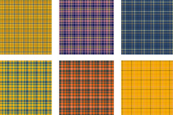Retro Plaid Pattern Vector Graphics for Modern Patterns