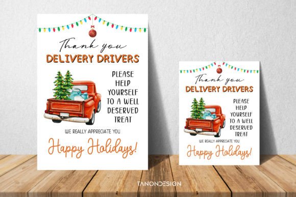 Reviewing the Printable Delivery Drivers Snack Sign