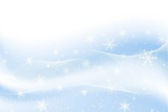 Snowflakes Stars Background for Winter Crafts