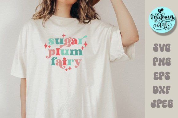 Sugar Plum Fairy Png for T-Shirt Designs and Seasonal Branding