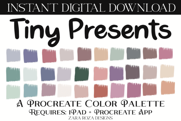 Tiny Presents Procreate Color Palette Review