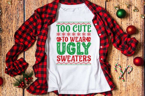 Too Cute to Wear Ugly Sweaters SVG Review