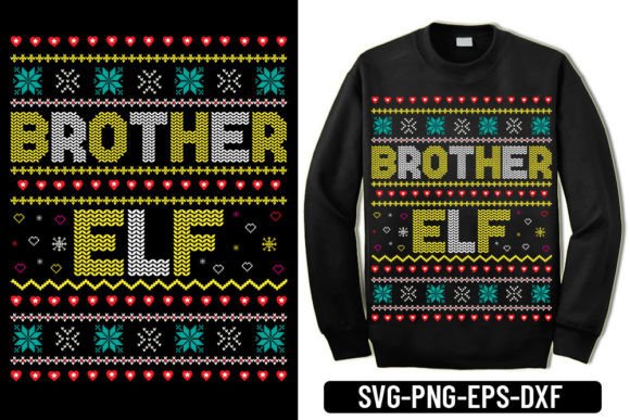 Ugly Sweater - Brother Elf Review for T-Shirt Designs