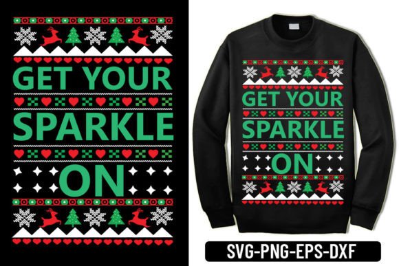 Ugly Sweater - Get Your Sparkle on: T-Shirt Designs for Editorial