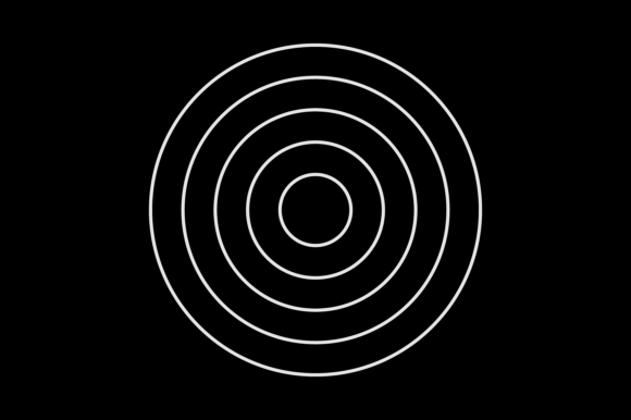 Universal Shape Circle Lines Pattern Review for Icons & Branding